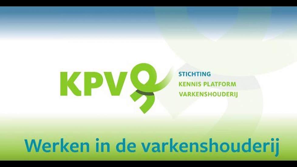 Film KPV: 'Werken in de varkenshouderij'