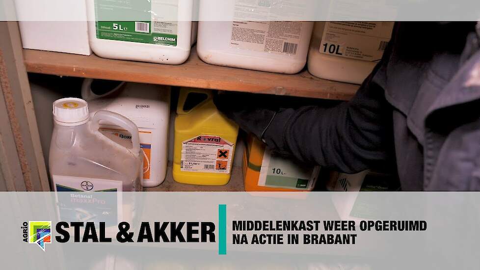 Middelenkast weer opgeruimd na actie in Brabant