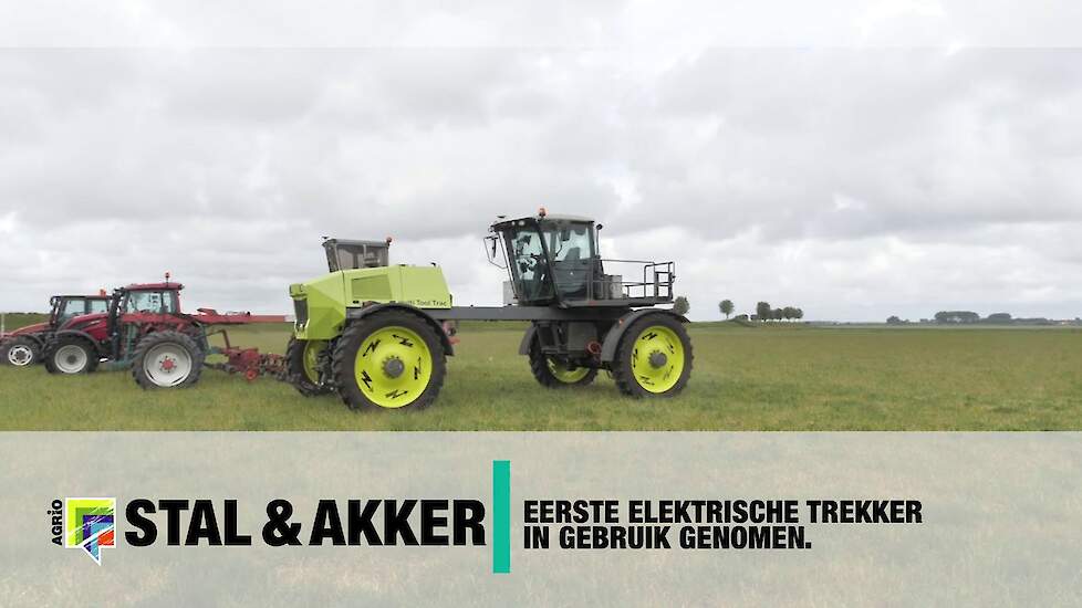 Eerste elektrische trekker in gebruik genomen