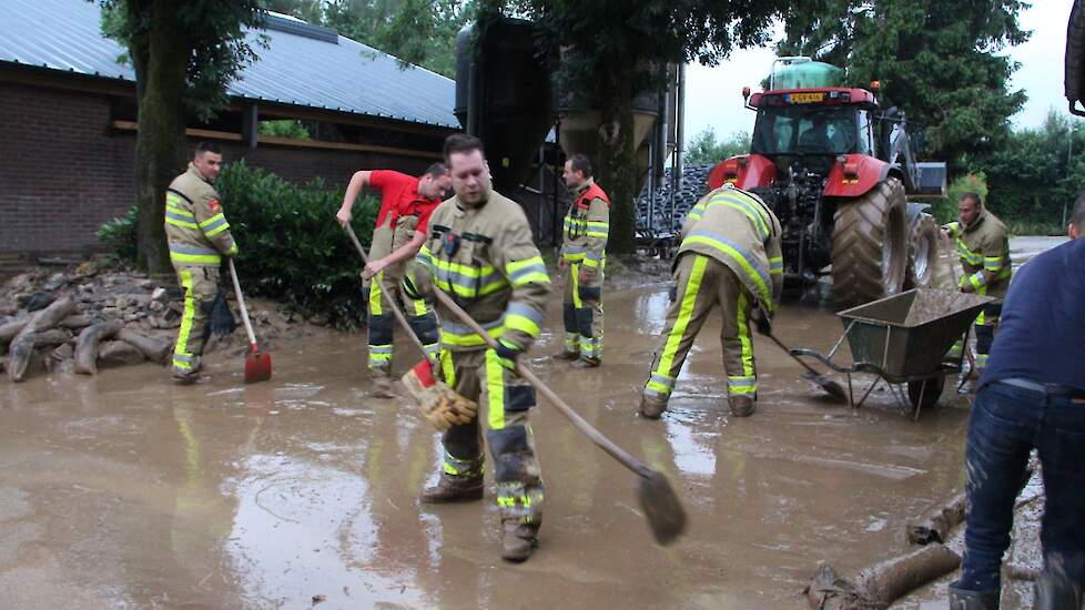 Door adequaat ingrijpen van de vrijwillige brandweer Simpelveld bleef de schade beperkt.