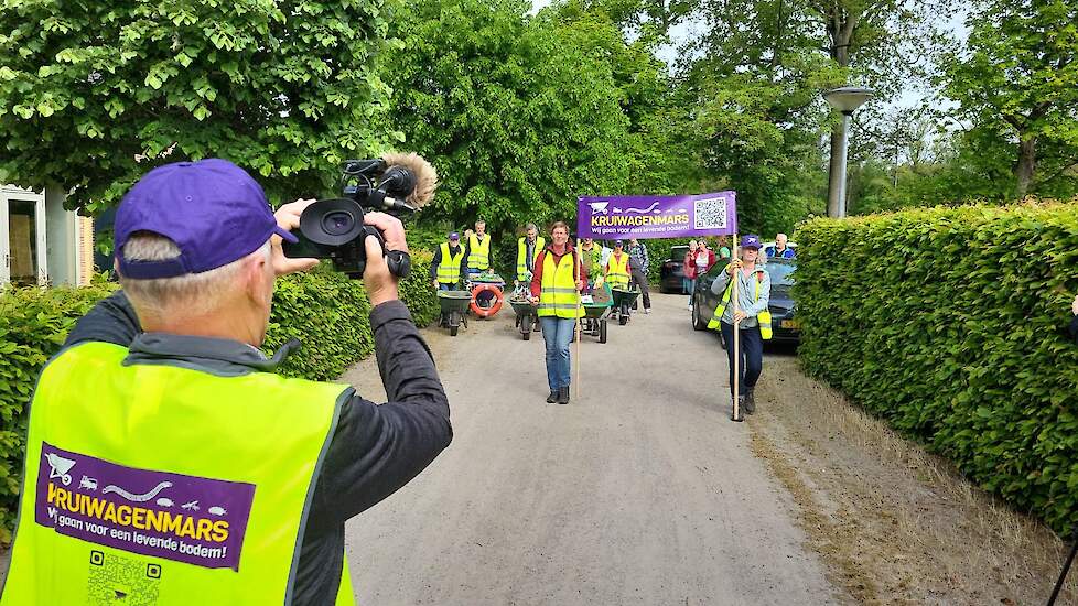 start kruiwagenmars naar Brussel